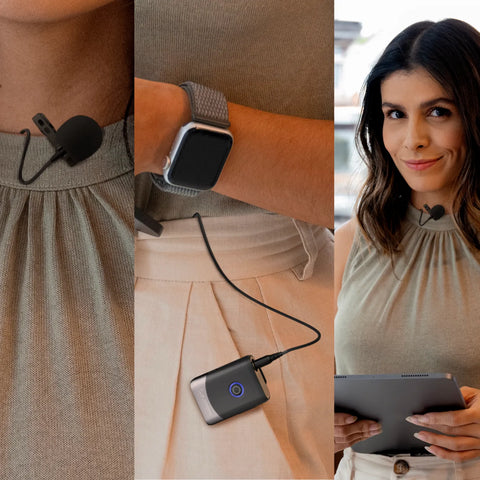 Mix | 2.4 GHz professionele draadloze microfoon met microfoon in Mix | 2.4 GHz professionele draadloze microfoon met microfoon in