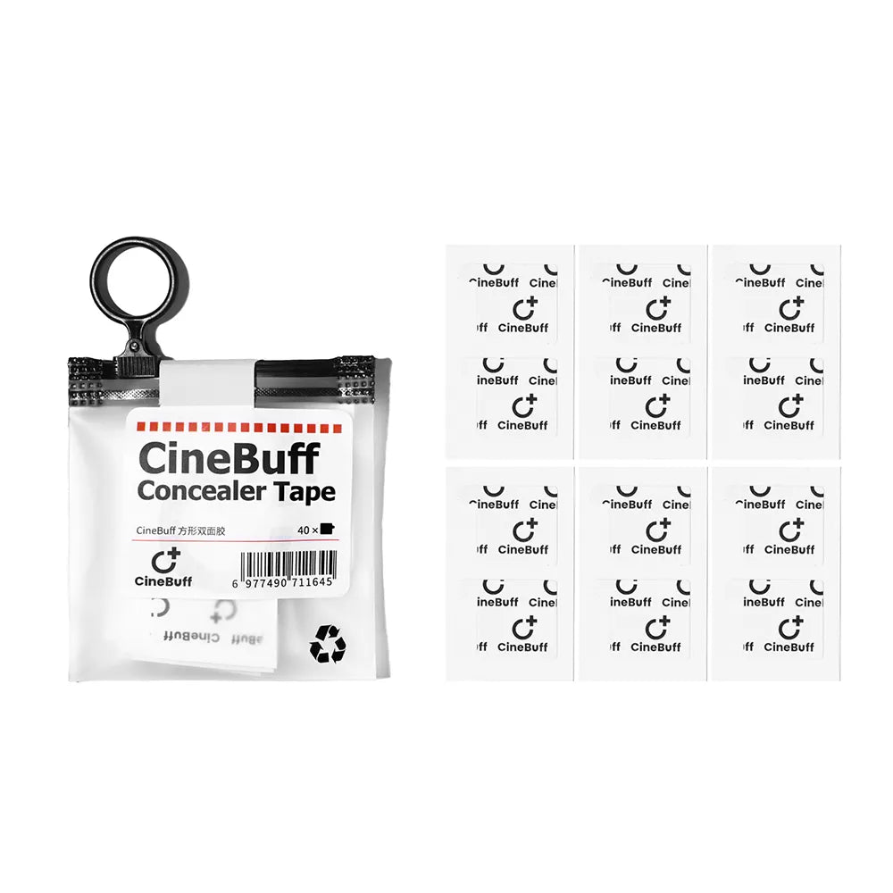 CineBuff Concealer Tape | Double-Sided Square Clear Tape