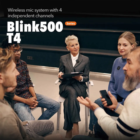 Blink500 T4 | 4-kanaal draadloos microfoonsysteem Blink500 T4 | 4-kanaal draadloos microfoonsysteem