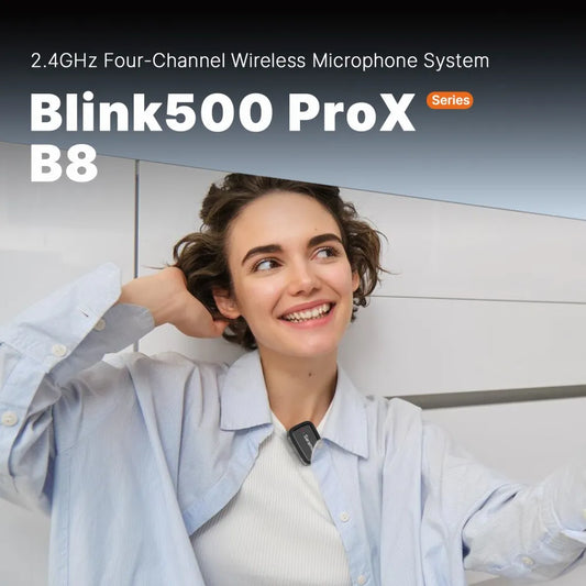 Blink500 Prox B8 | Wireless lavalier microfoonsysteem met 4 kanaal