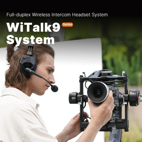 Witalk9 -systeem | Full-duplex draadloos intercom headset-systeem Witalk9 -systeem | Full-duplex draadloos intercom headset-systeem
