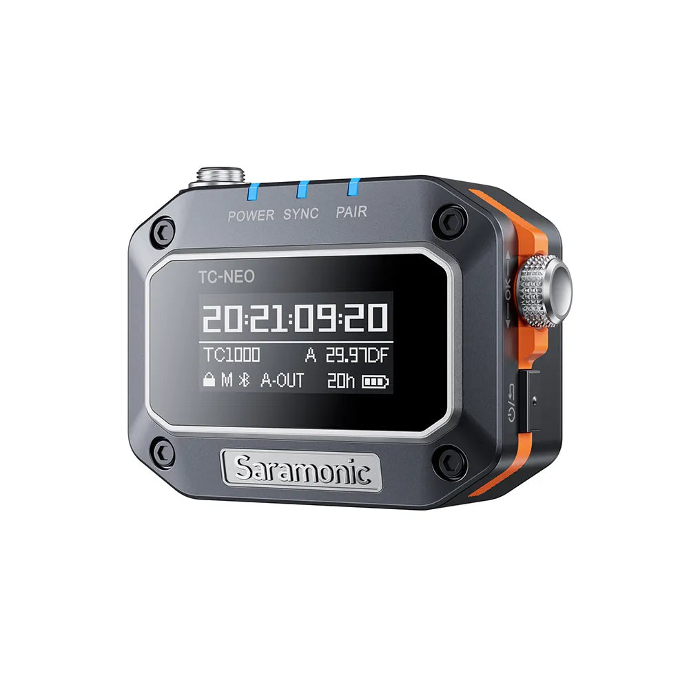 Saramonic Tc-neo ワイヤレスタイムコードジェネレーター Saramonic TC-NEO | Wireless Timecode Generator – saramonic