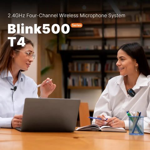 Blink500 T4 | 4-kanaal draadloos microfoonsysteem Blink500 T4 | 4-kanaal draadloos microfoonsysteem