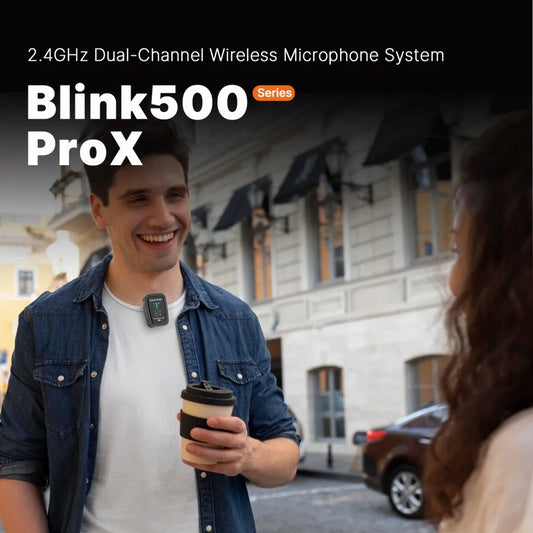 Blink500Prox | Dual-channel draadloze microfoon met lavaliers