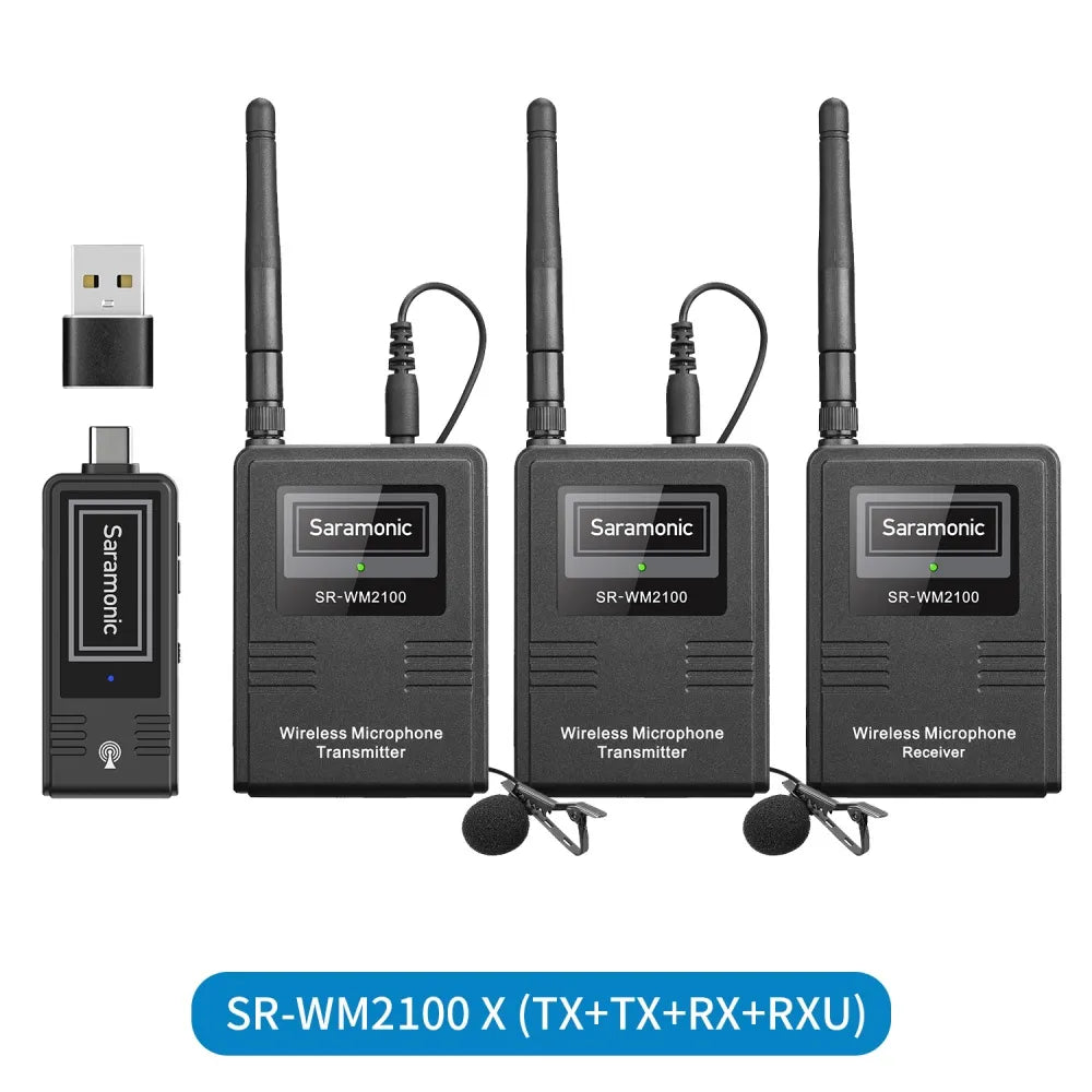 Saramonic SR-WM2100 2.4GHz Dual Wireless Lavalier System