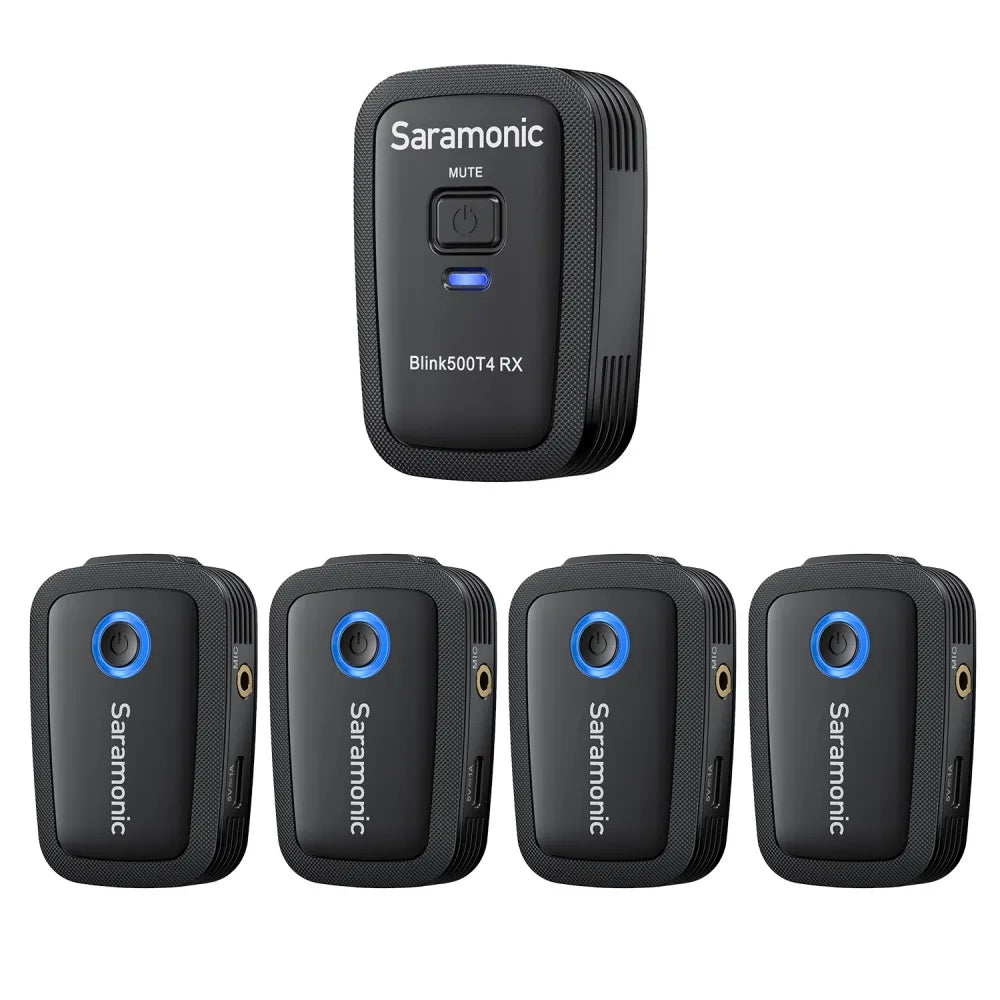 Saramonic Blink500 T4 - 4-Channel Wireless Mic System – saramonic Saramonic Blink500 T4 - 4-Channel Wireless Mic System – saramonic