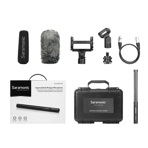 Soundbird v6 | Microphone de fusil de chasse supercardioïde