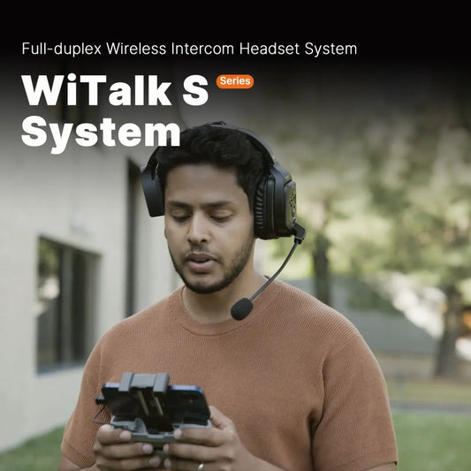 Witalk single-ear selectie | Full-duplex draadloos intercom headset-systeem