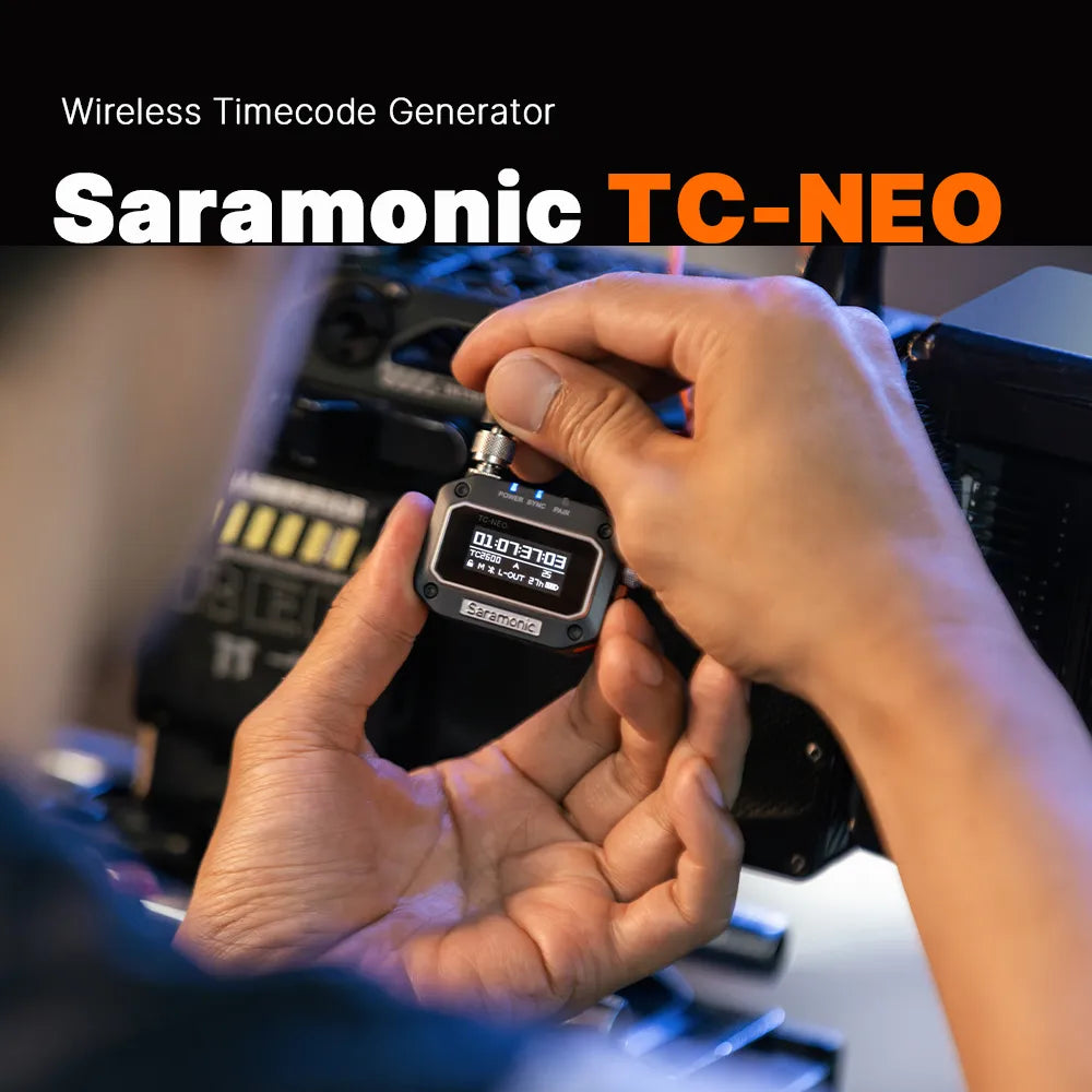 Saramonic TC-NEO | Wireless Timecode Generator – saramonic Saramonic TC-NEO | Wireless Timecode Generator – saramonic