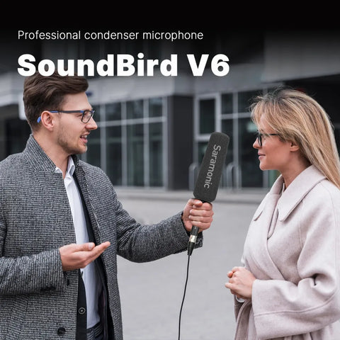 Soundbird v6 | Microphone de fusil de chasse supercardioïde