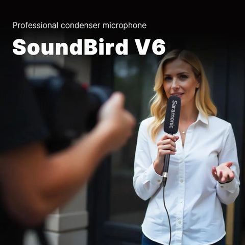 Soundbird v6 | Microphone de fusil de chasse supercardioïde