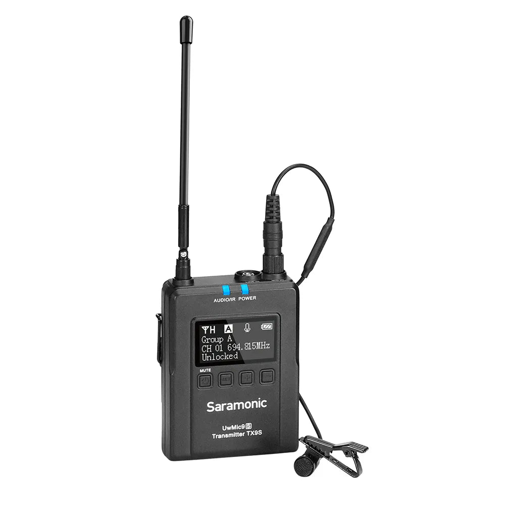 UwMic9 | UHF Wireless Lavalier Microphone System – saramonic