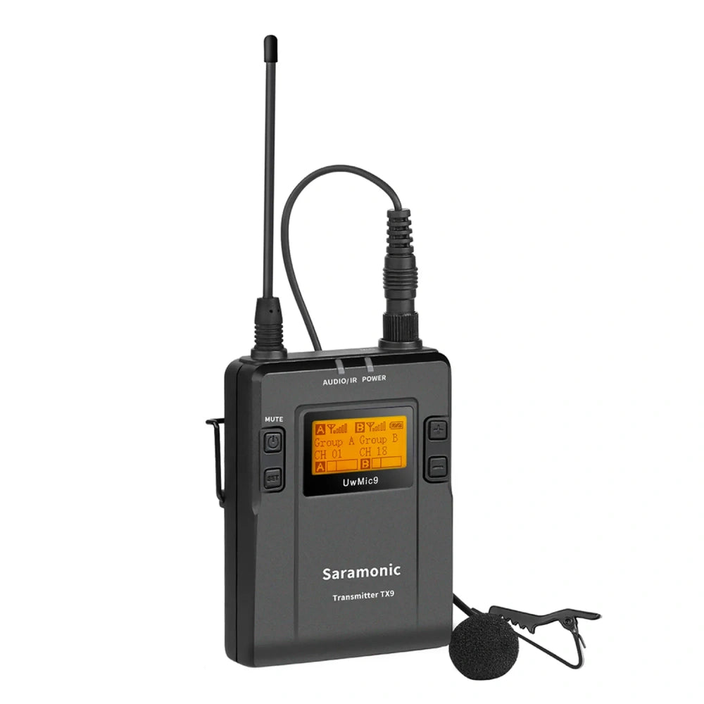 UwMic9 | UHF Wireless Lavalier Microphone System – saramonic